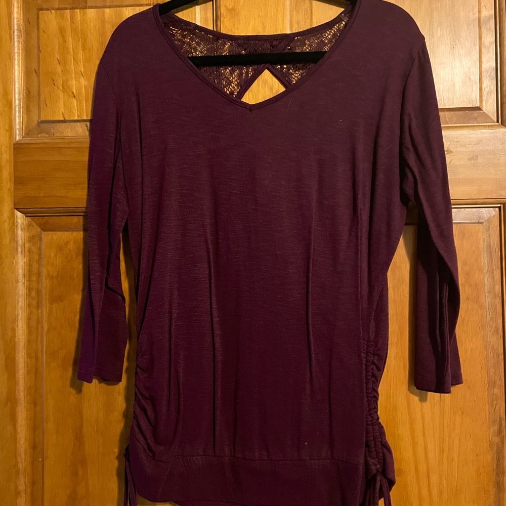 Sweater with lace